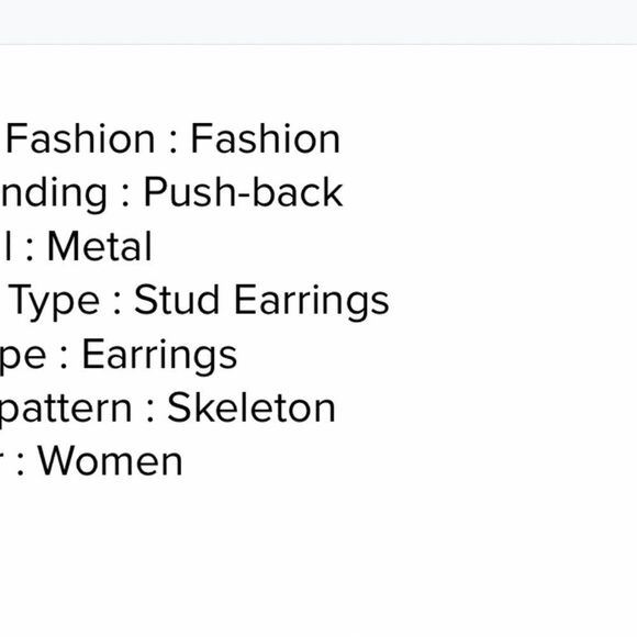 🔥💀🔥NWT Silver skull earrings with faux diamond sparkle eyes. - Picture 9 of 9